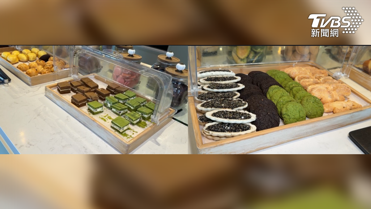 高雄仁武,也有業者推出別特的價錢299元甜點限時兩小時吃到飽,客人能吃多少就吃,不要浪費為主,如果吃不完,客人也可以單價購買帶走。(圖/TVBS)