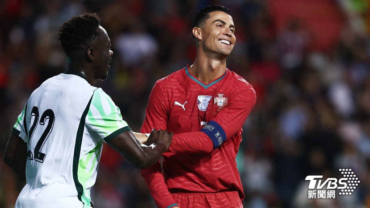 41歲的C羅(Cristiano Ronaldo)(右)。(圖/達志影像路透社)