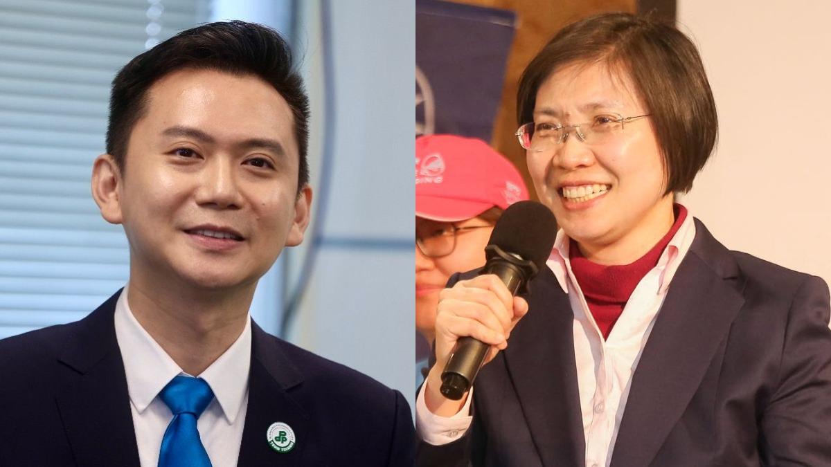 2026新竹縣長參選人鄭朝方、徐欣瑩。（圖／華子琛攝、翻攝自徐欣瑩臉書）