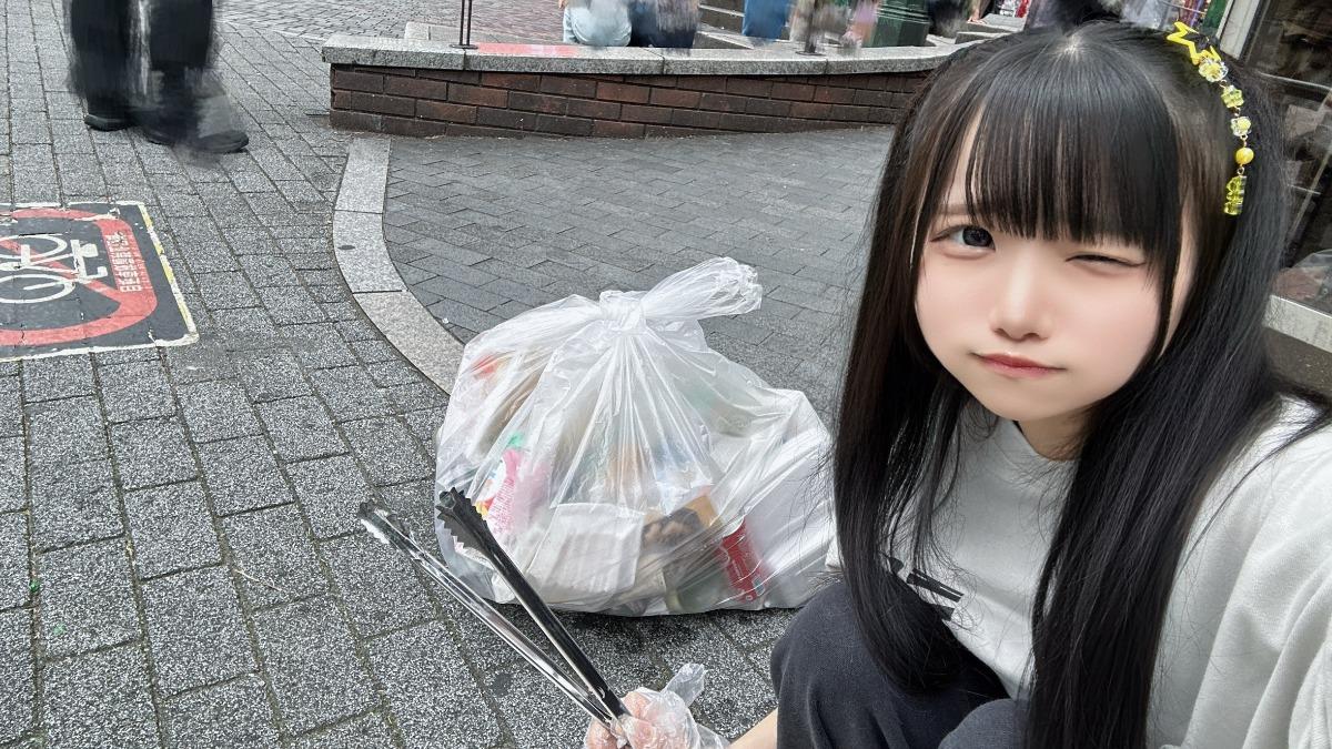 日女偶像天天自主撿垃圾!休息1天「公園慘狀曝光」她看傻