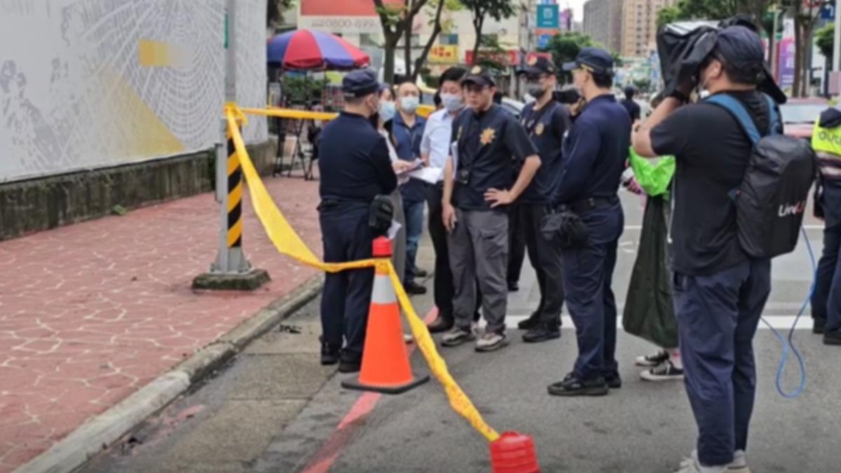 檢察官事故隔天一早回到車禍現場勘驗，要還原事發經過。（圖／TVBS）