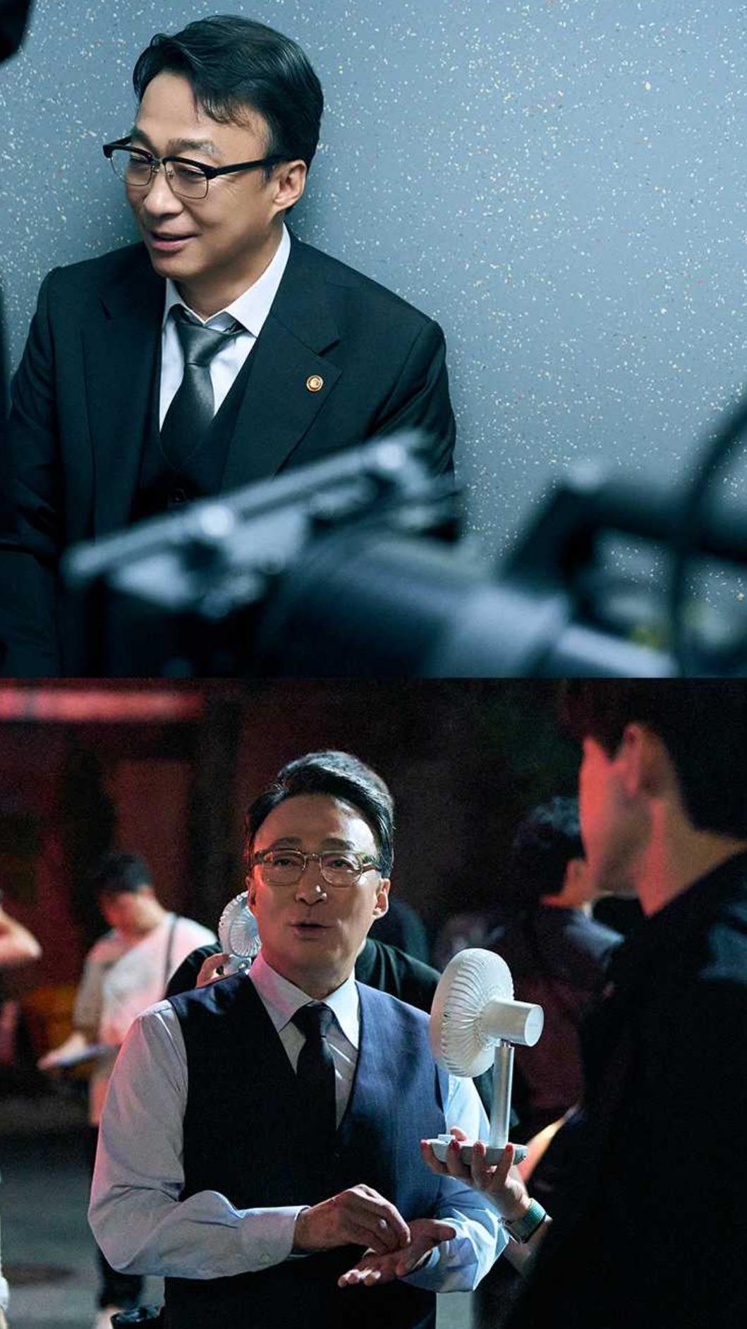 李星民飾演教育部長。(圖/翻攝自netflixkr IG)
