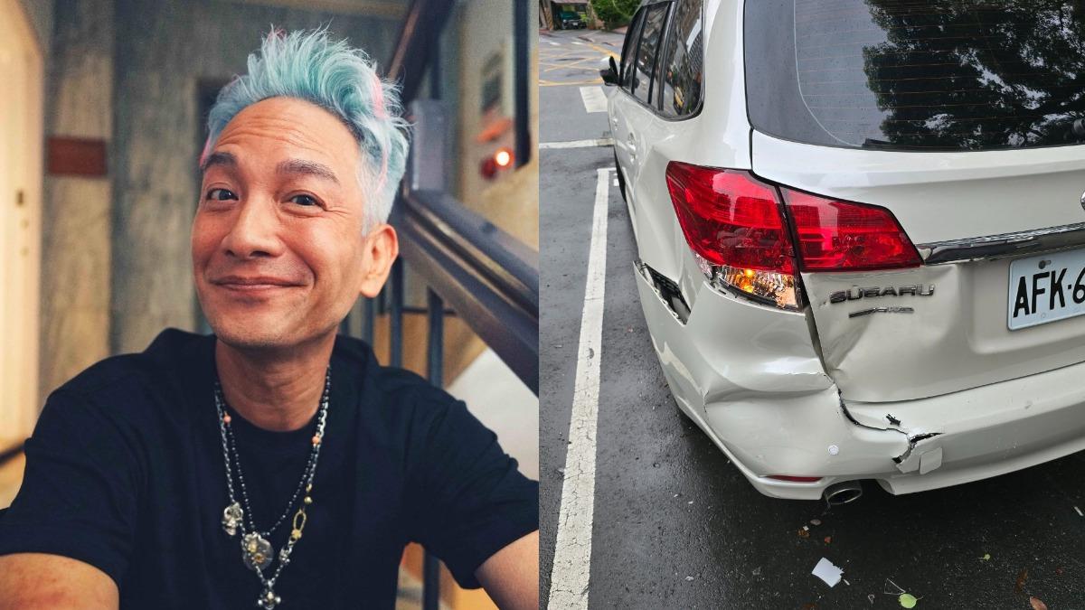 高山峰出車禍掛急診!遭後車追撞「車尾毀了」 以為遇毒駕驚悚過程曝光