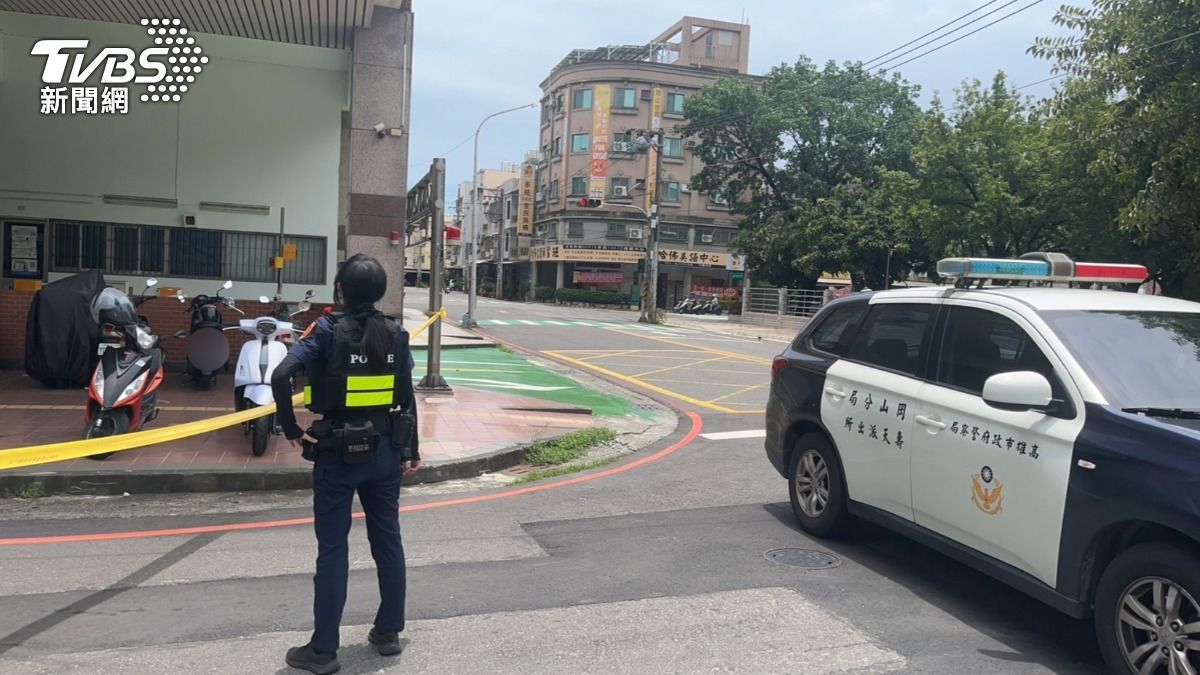 警方封鎖現場。（圖／TVBS）