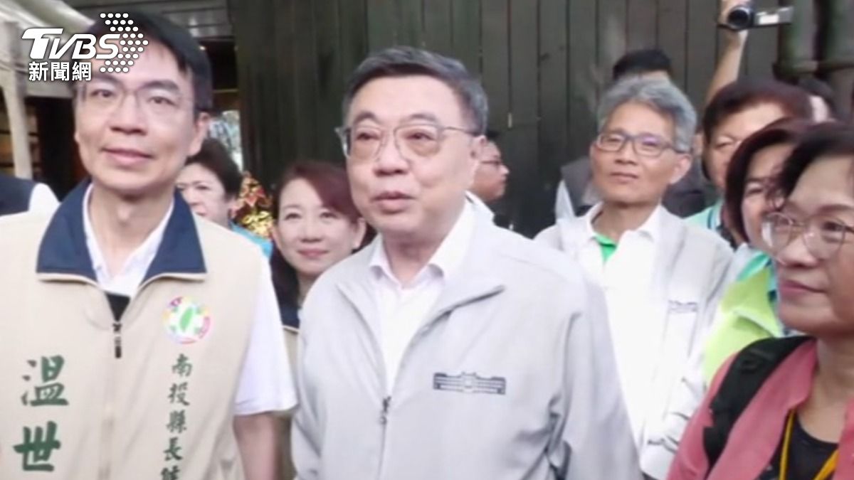 行政院長卓榮泰隔空開酸,呼籲蔣萬安身為首都市長應多把心思放在市政上。(圖/TVBS)