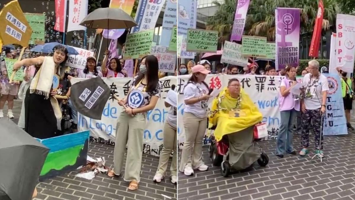 長照悲歌誰來救?勞團抗議盼「機構聘移工」輪班 衛福部回應了