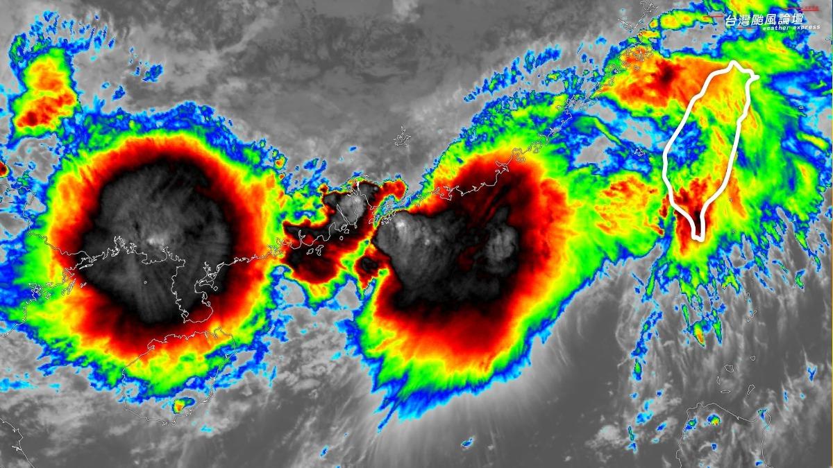 天氣／2大團「紫爆對流」在台灣旁邊！粉專示警：月底恐有新颱風