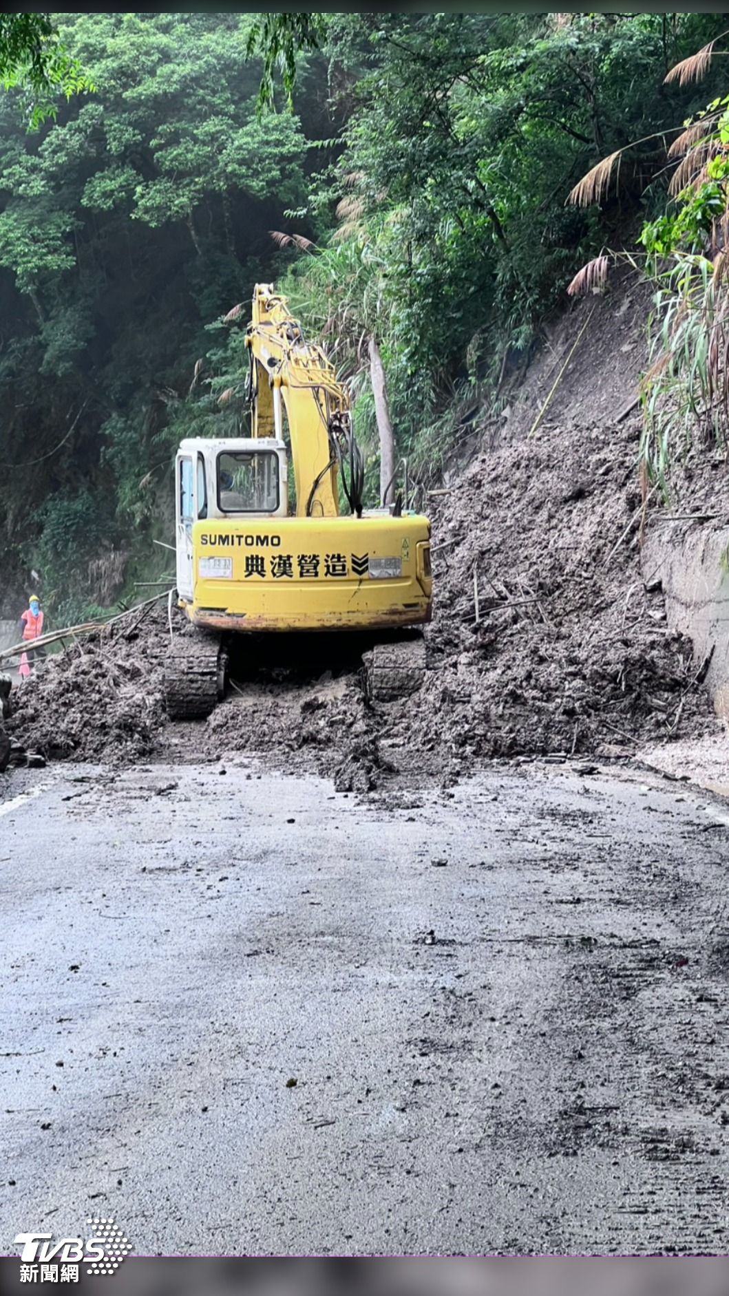 力行產業道路-投89線-坍方-落石-土石流