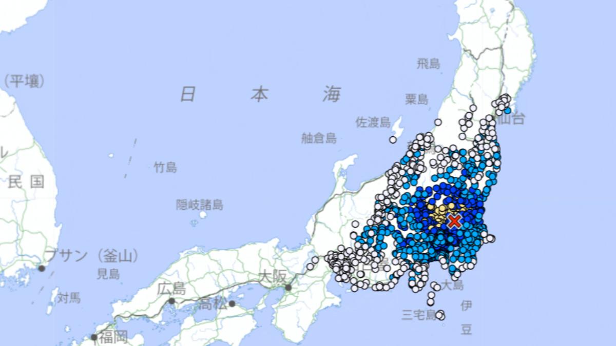 日本關東5.5地震！最大震度5弱東京也有感　新幹線部分停駛