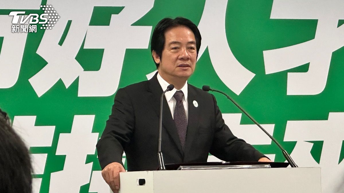 賴清德親自說明澎湖換將的原因。(圖/潘袁詩羽攝)