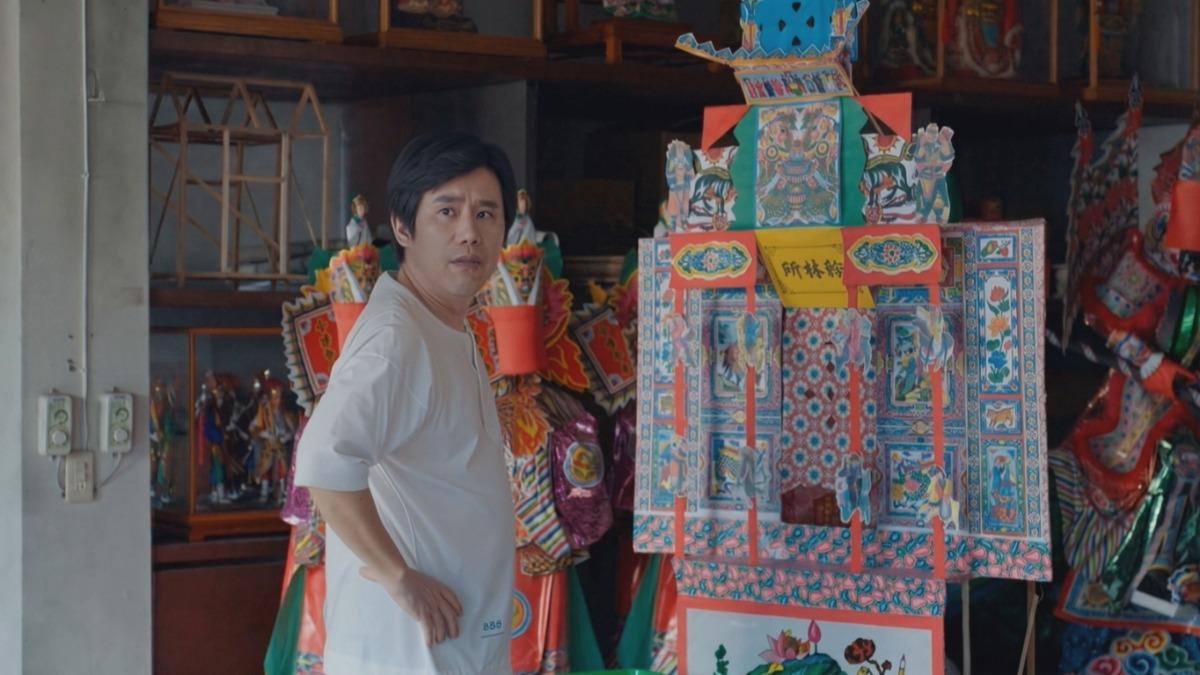 劇組運用AI製作黃西田飾演的年輕阿賢師。（圖／民視提供）