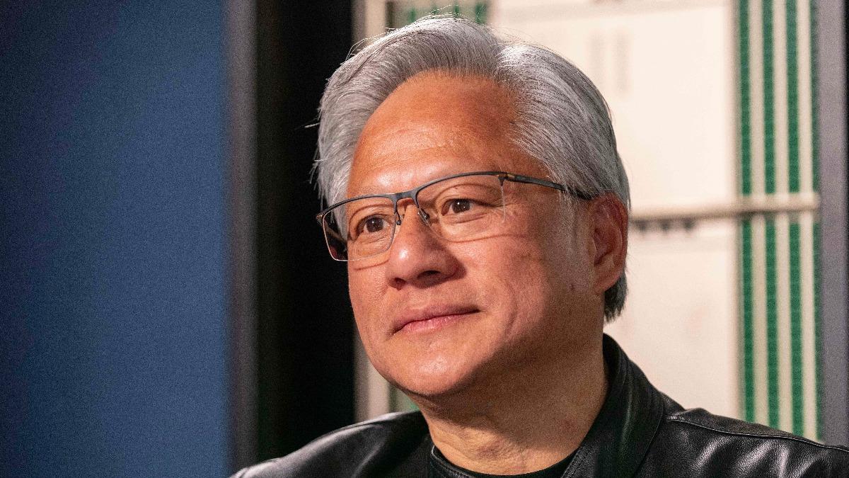 輝達執行長黃仁勳接受美聯社專訪。（圖／達志影像美聯社）