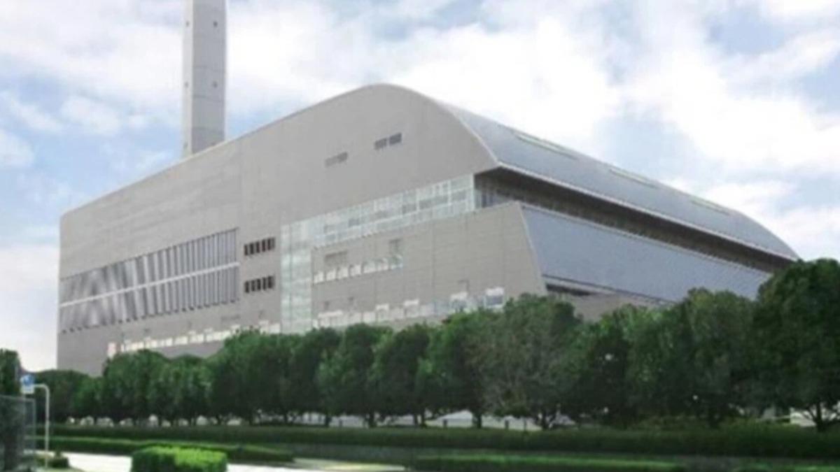 日本神奈川縣相模原市的南焚化廠。(圖/翻攝自相模經濟新聞)