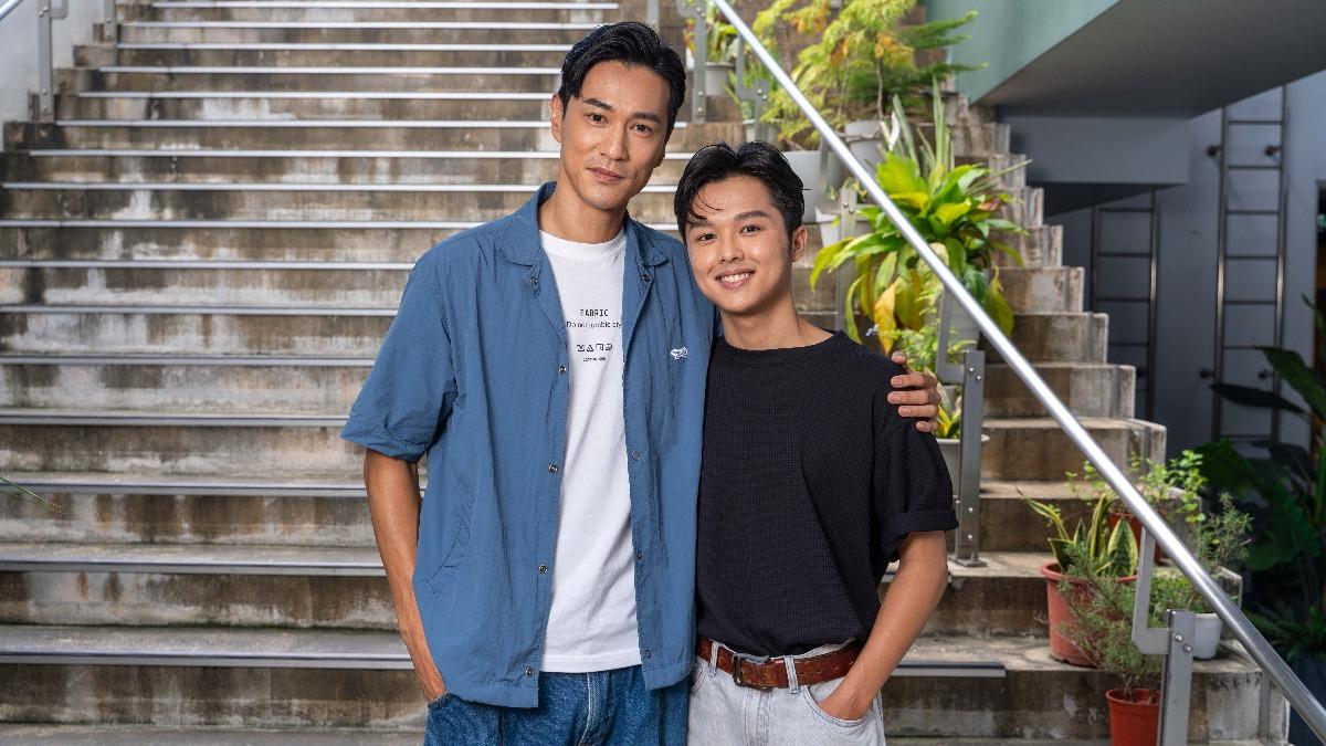 鍾承翰、陳鼎中在劇中飾演父子。（圖／大愛提供）