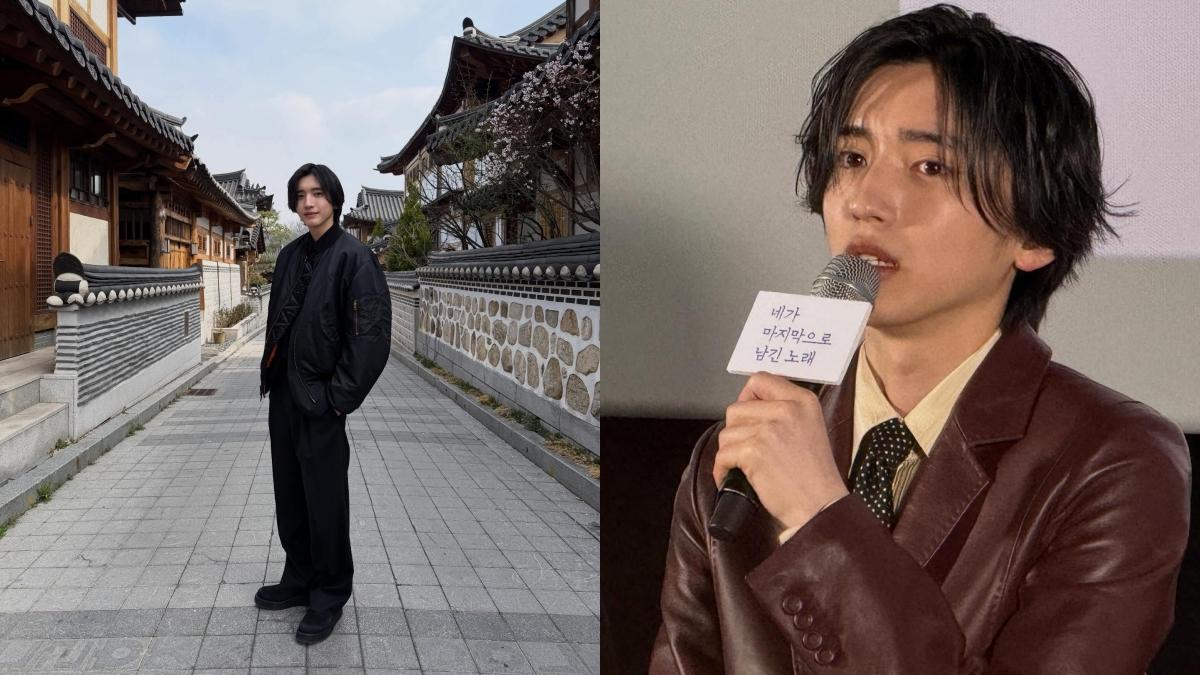 道枝駿佑4月為主演電影訪韓,也迷倒許多韓妞。(圖/翻攝自道枝駿佑IG)