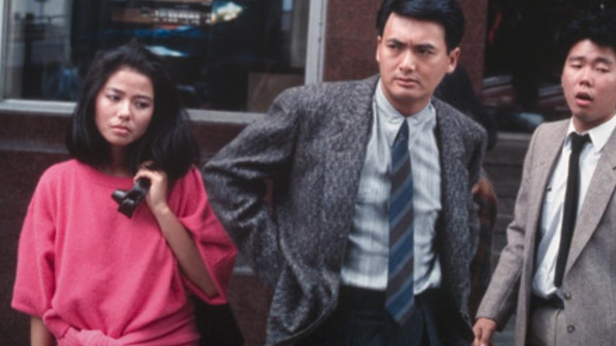 《女人心》(1985)請到周潤發(中)加上擔綱魅惑小三的鍾楚紅(左)。(圖/Celestial Pictures提供)
