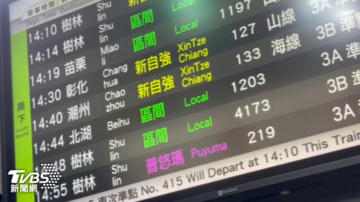 台鐵7/1時刻表將有大變動。(圖/TVBS)