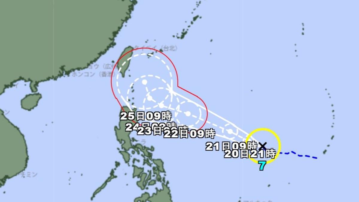 米克拉颱風生成！日氣象廳曝路徑「逐漸增強」　這天最靠近台灣