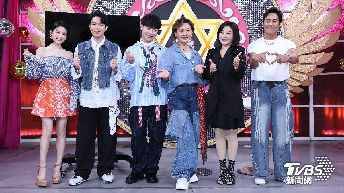 白瑜、湯鎮瑋、小賴、陳亞蘭、王彩樺、莊凱勛出席記者會。(圖/張哲鳴攝)