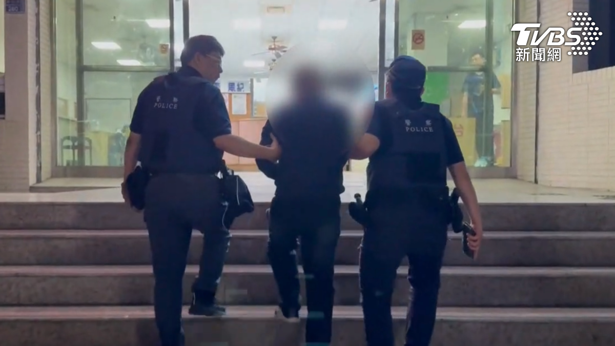 沈男被依殺人未遂罪及違反《槍砲彈藥刀械管制條例》移送。(圖/TVBS)