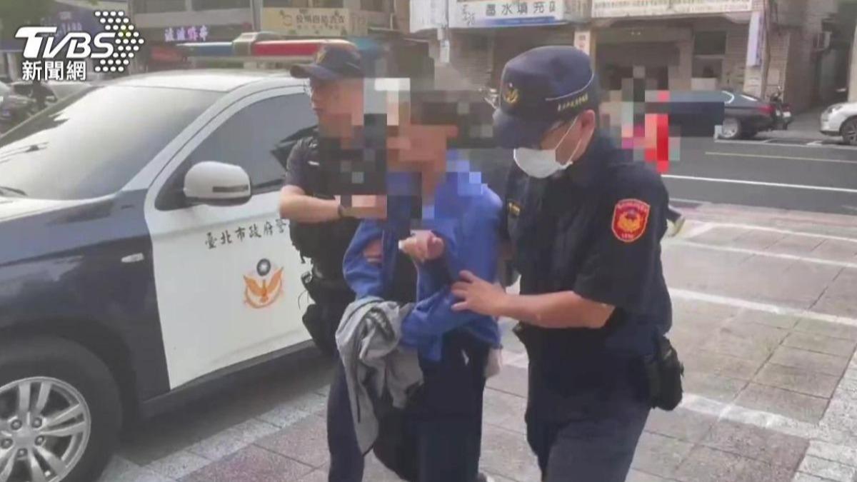 「汶汶阿北」持刀攻擊啦啦隊員,過往犯罪黑歷史被翻出。(圖/TVBS)