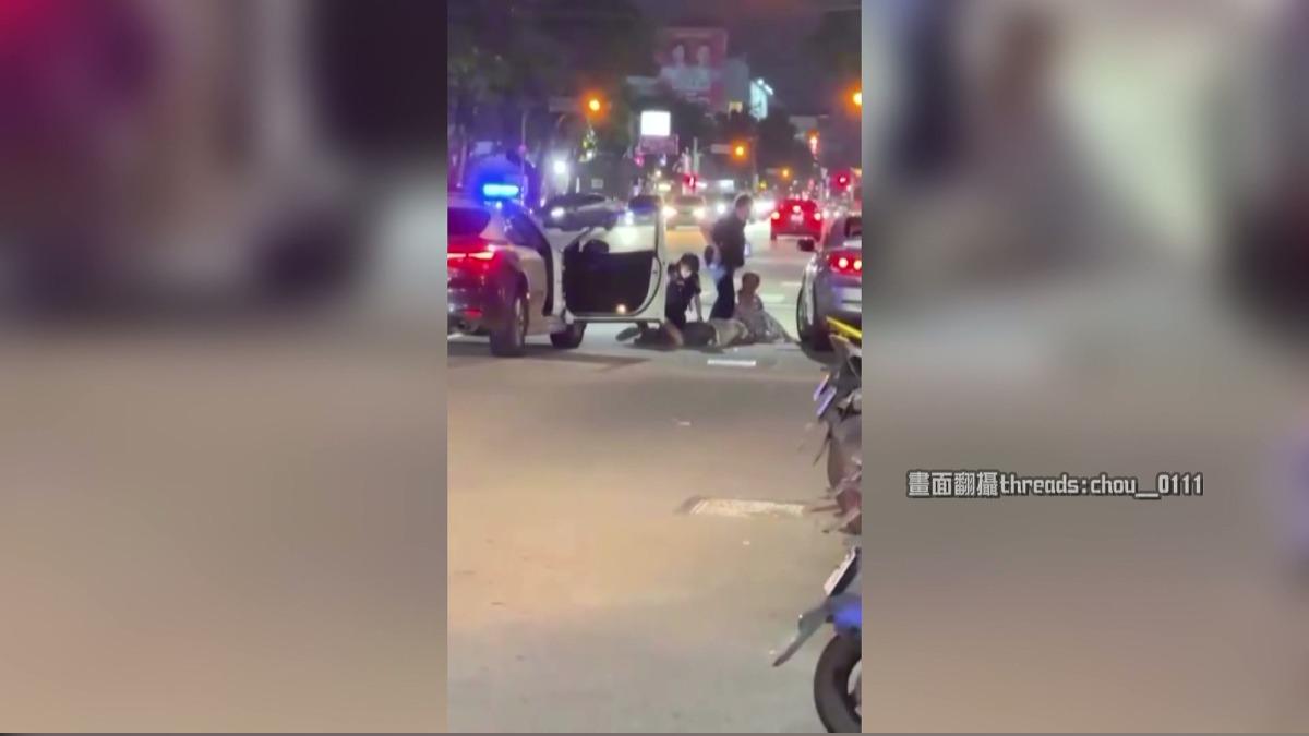 53歲男撞傷路人，快篩呈陽性，同車女狡辯畫面曝。(圖／民眾提供)