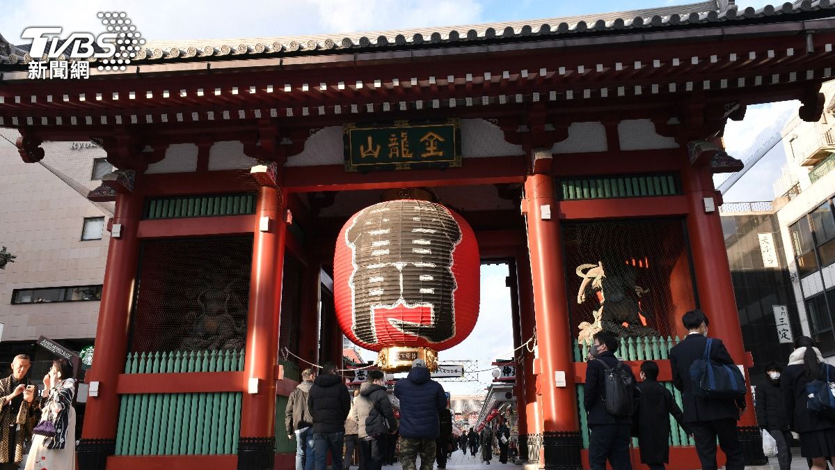 旅遊達人林氏壁分享淺草寺遊客較少的時段。（圖／達志影像美聯社）