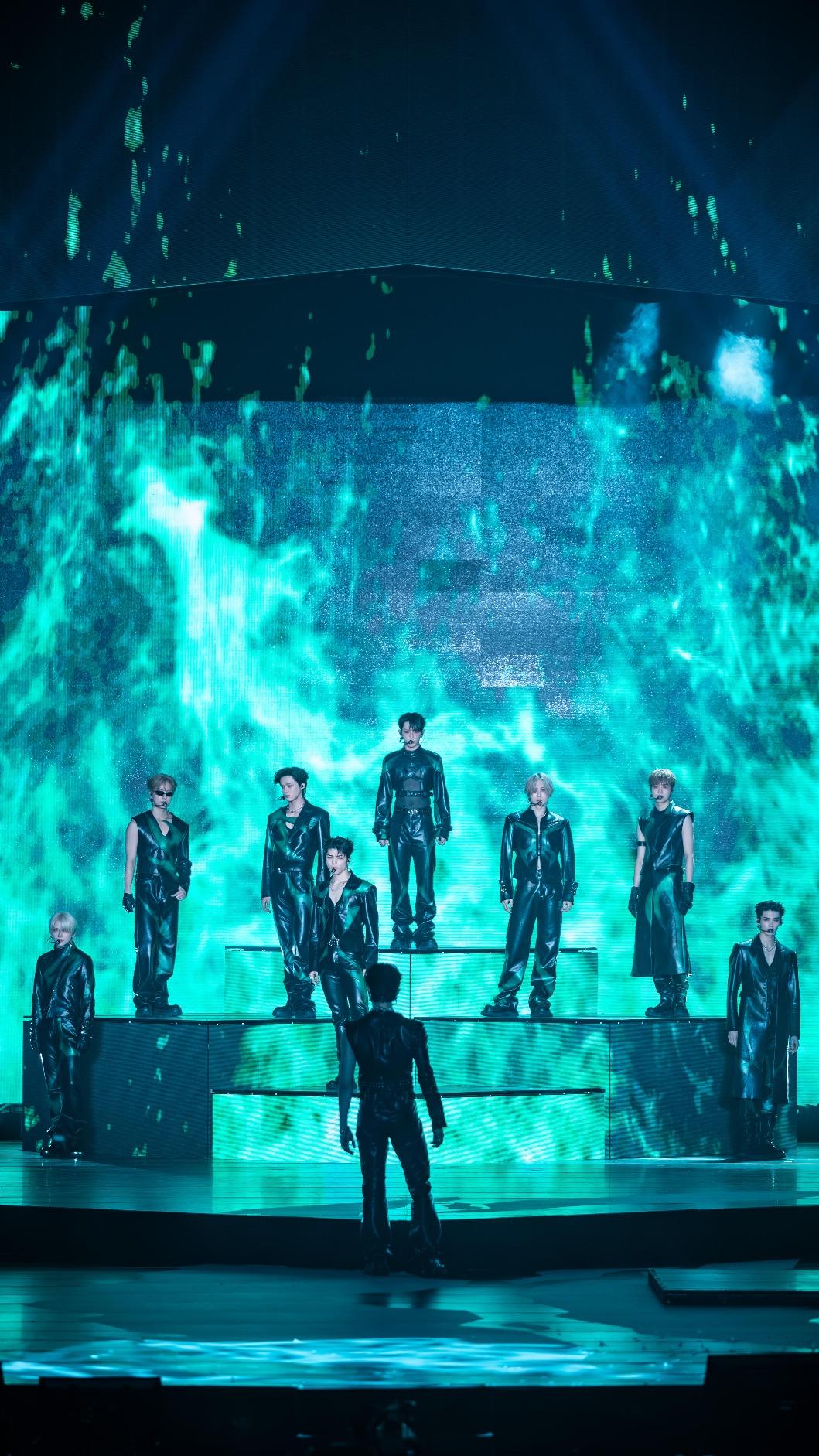 &TEAM日前連續兩天在台灣開唱。(圖/KKLIVE提供)