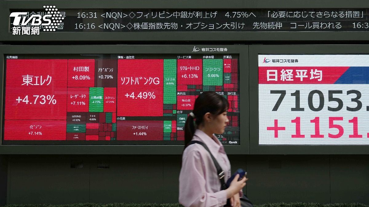 史上首次!日經指數站上72000點大關 AI熱潮沖淡美伊變數