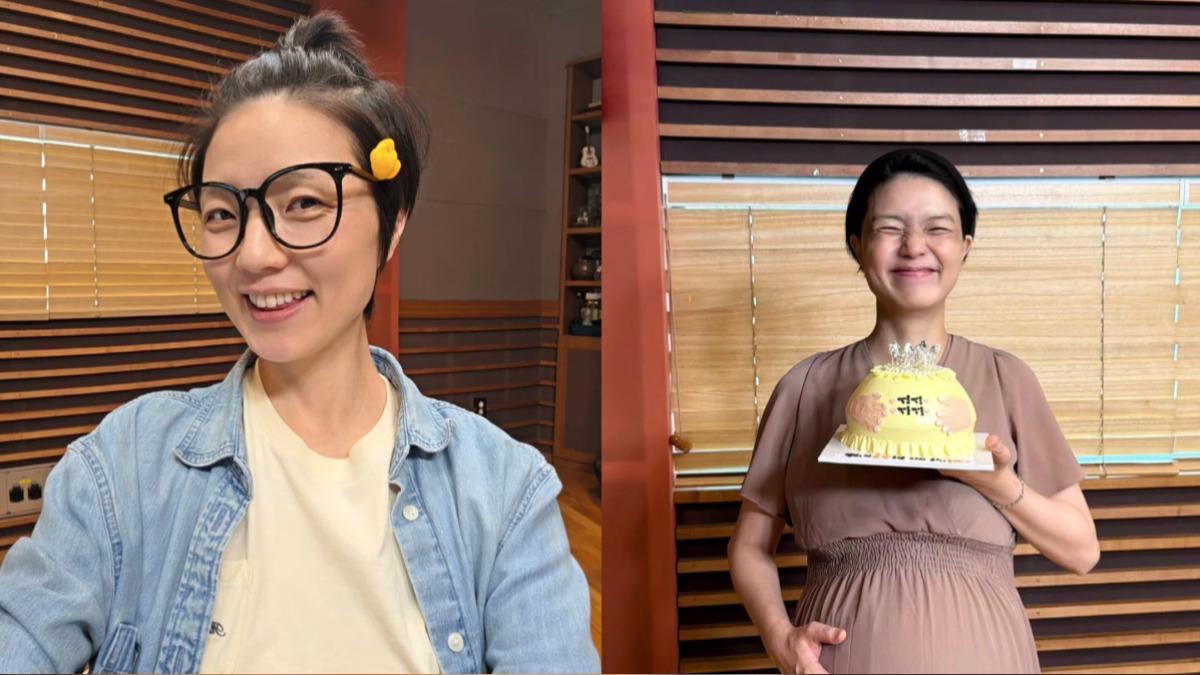 韓喜劇女星安英美向廣播節目《兩點約會》請假待產。（圖／翻攝自IG）