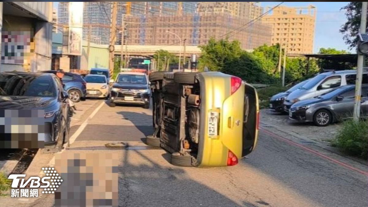 自撞翻覆-台中市肇事逃逸-肇事逃逸-自撞翻車-台中市肇逃