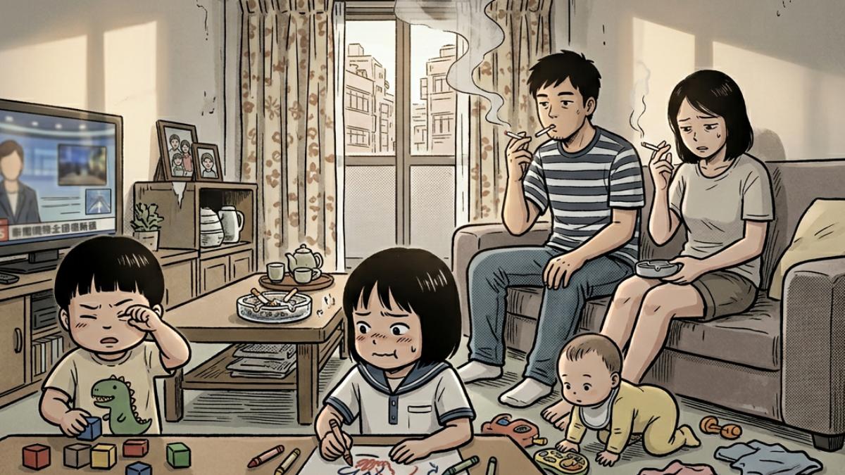 不顧3年幼子女!北市毒蟲父母家中吸毒煙 3歲童驗出一級毒品