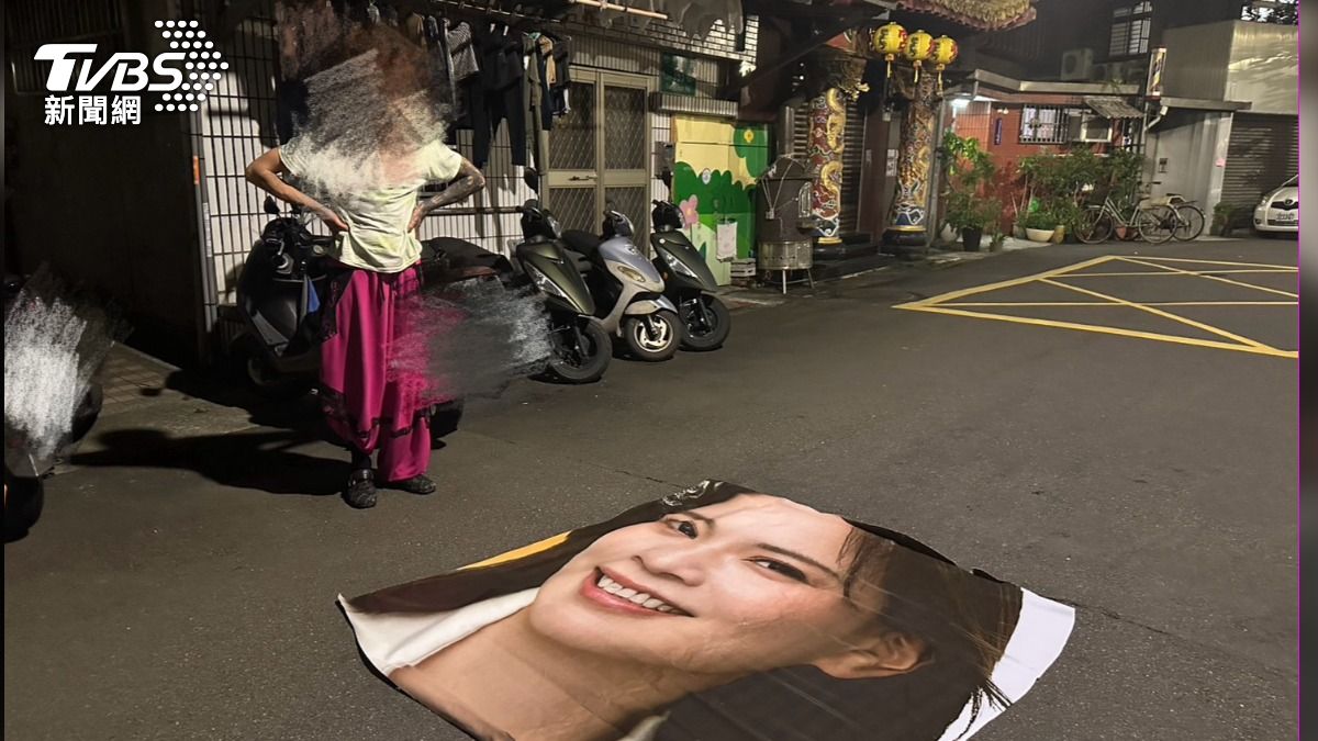 警方循線逮捕一名來台觀光的法國籍男子,他當場承認犯案並自稱是為藝術靈感。(圖/警方提供)