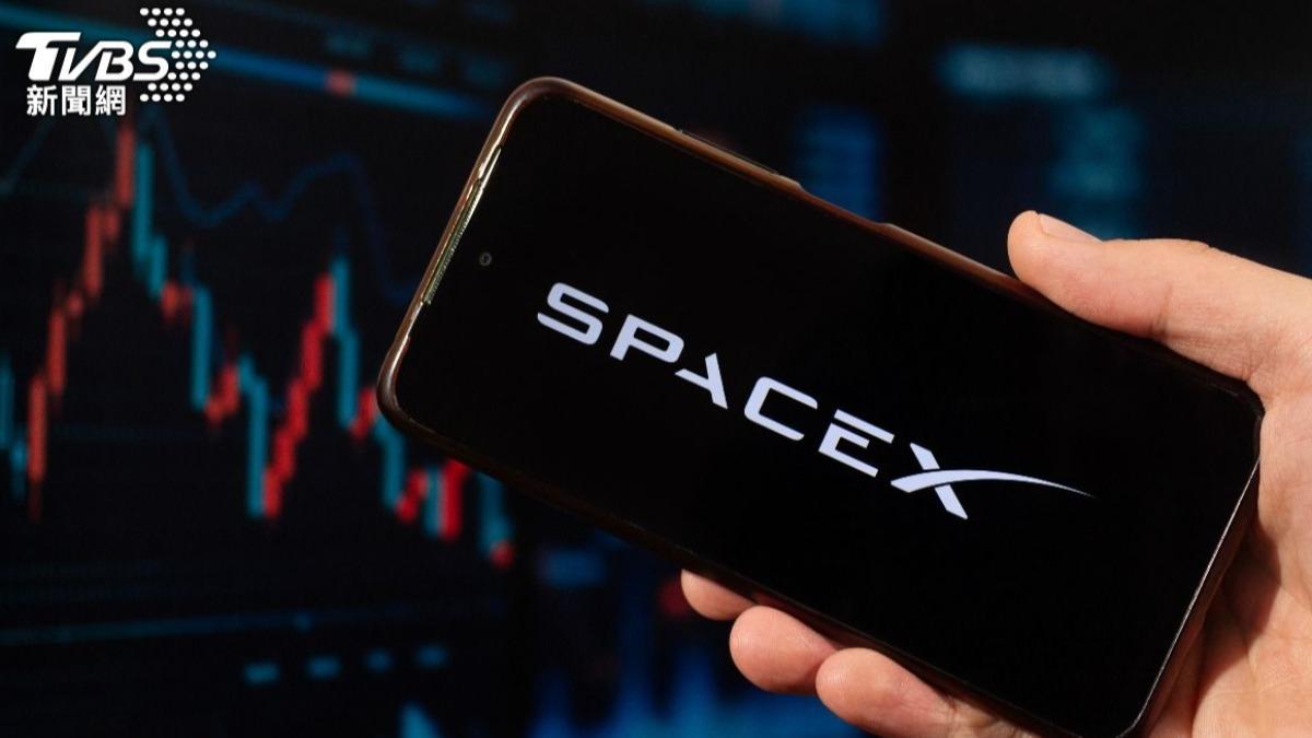馬斯克的SpaceX開盤也下跌2.8%。(示意圖/shutterstock達志影像)