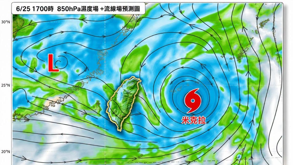 天氣/要變天了!米克拉颱風明最接近 雷雨彈狂炸「3地區」