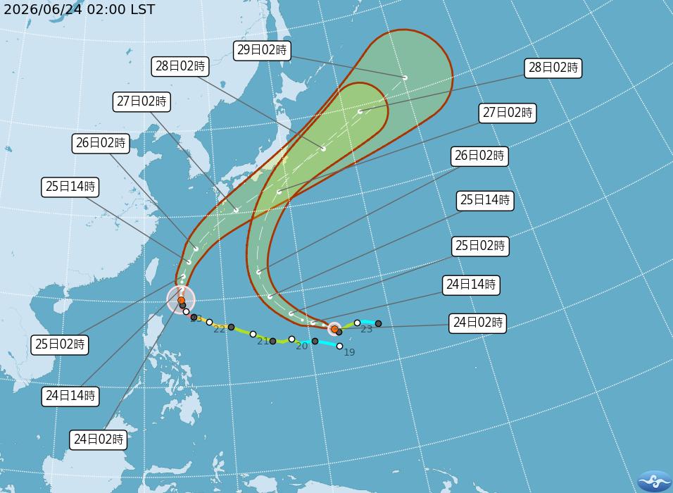 颱風-米克拉颱風-颱風最新動態-颱風路徑-最新颱風路徑-颱風假