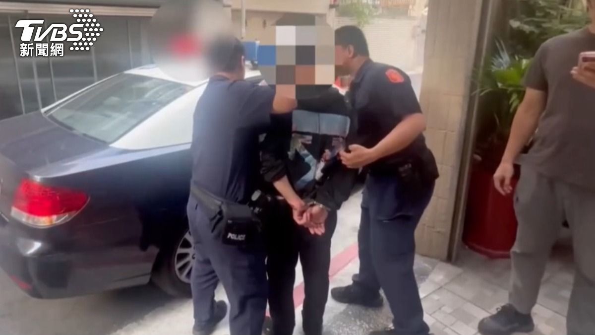 警方將犯嫌逮捕,今將依殺人罪移送地檢偵辦。(圖/TVBS)