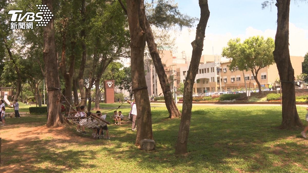台中后里森林公園「搖籃遊戲場」啟用!全台最大規模31座吊床超療癒