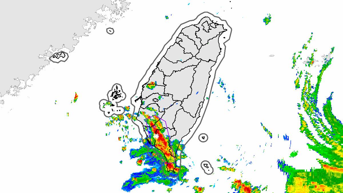 氣象署豪雨特報 台南、屏東、嘉義以南防大雨