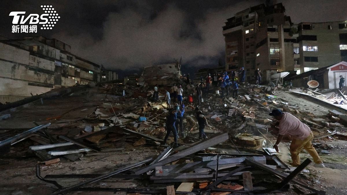 委內瑞拉強震目前已造成至少589人罹難、近3000人受傷。（圖／達志影像美聯社）