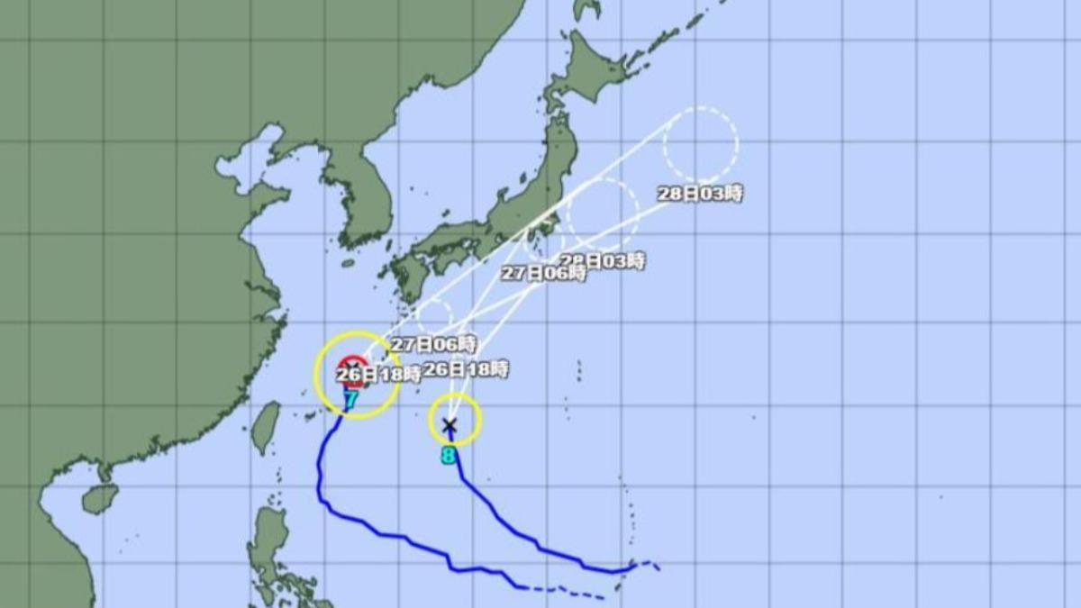 米克拉無花果雙颱逼近日本!恐現藤原效應 日航全日空取消百餘航班