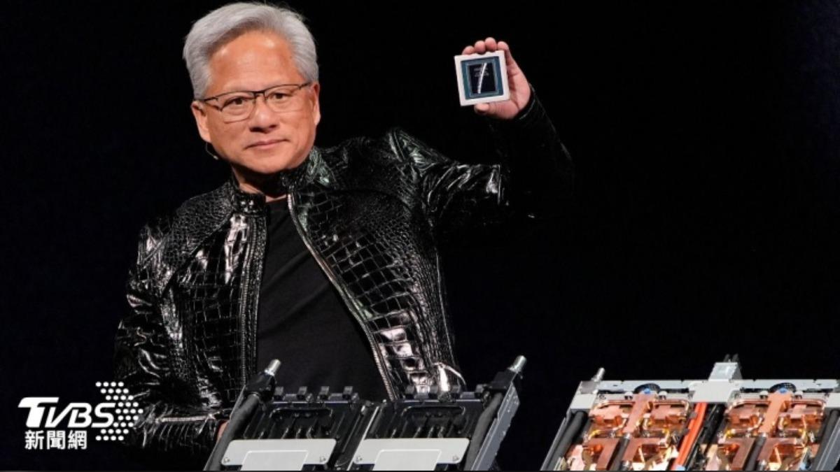 輝達執行長黃仁勳在股東會上表示，如果商業機會與美國國安發生衝突時，永遠是以國安優先。（圖／達志影像美聯社）
