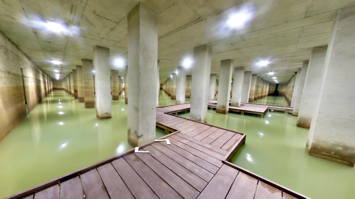 大雨來不怕淹！桃園「地下宮殿」掀熱議　網驚：台灣居然也有