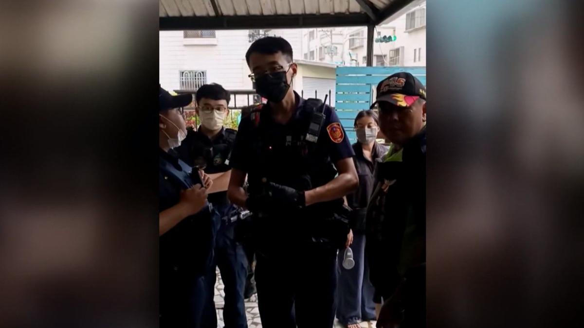 警方與動保處獲報後隨即到場協調處理。(圖/翻攝 當事人臉書)
