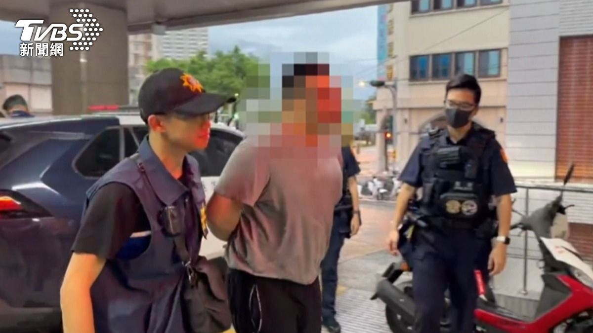 警方將王男逮捕歸案，持續釐清詳細犯案動機及預謀犯案經過。（圖／TVBS）