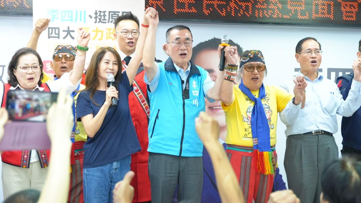 遭求刑後首露面輔選李四川 高金素梅喊不委屈:司法無法打倒我
