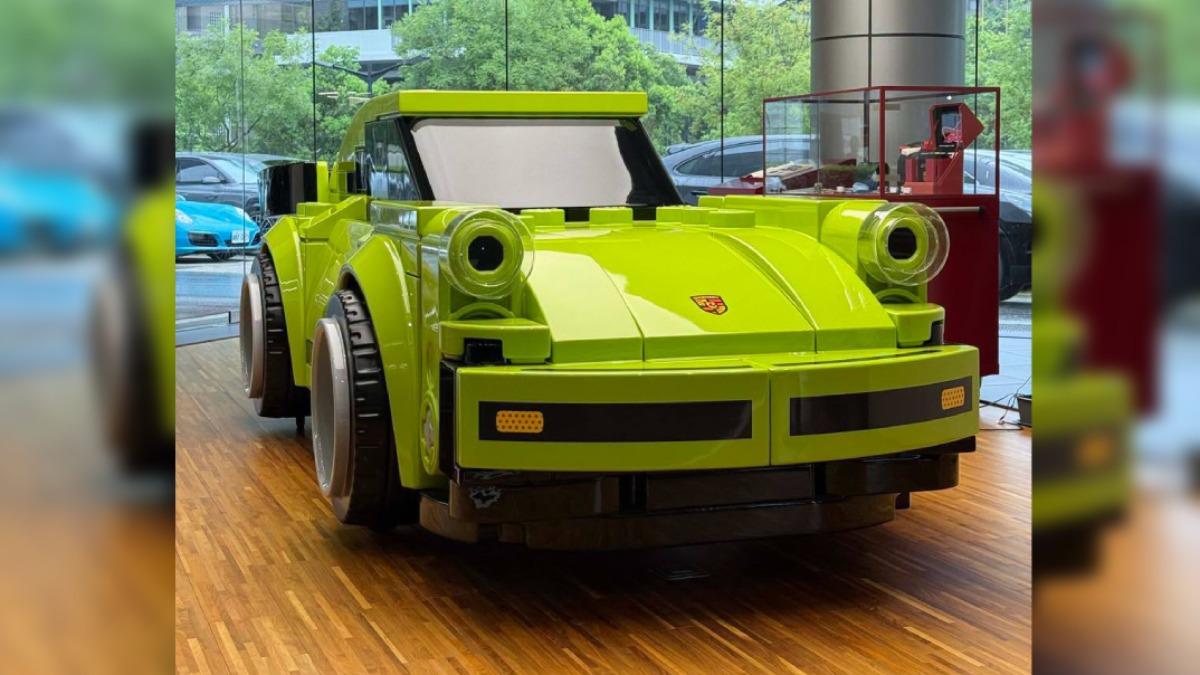 「1:1樂高保時捷」登台!911 Turbo神還原 內湖限時亮相