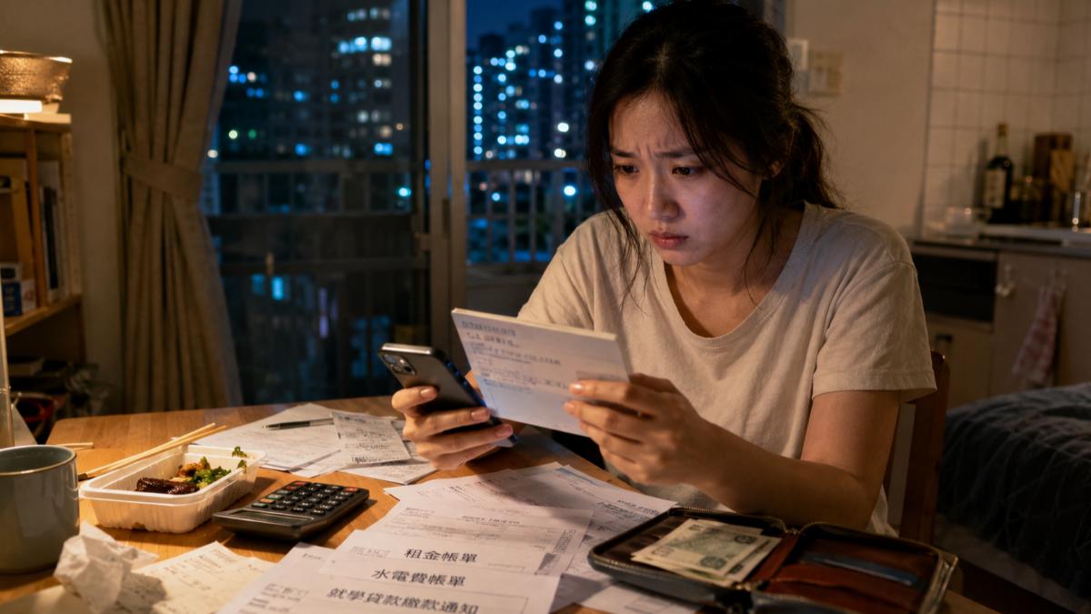 月薪4萬為何還是存不到錢?北漂族揭真實生活成本。(示意圖/AI)