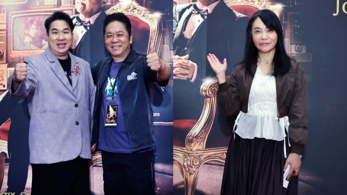 劉爾金(左圖左)、卜學亮以及柴智屏現身力挺。(圖/文星文化提供)