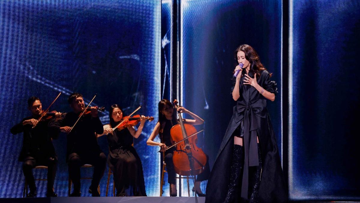 莫文蔚帶來多首經典歌曲。（圖／台視提供）
